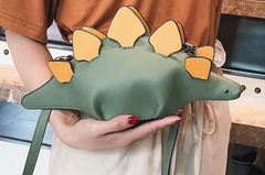 Alive With Style 'Dinosaur' Shoulder/Cross Body Bag in Pink/White-Pink/Blue-Black-Silver-Green-Blue