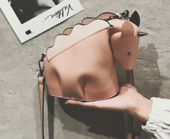 Alive With Style 'Unicorn' Shoulder/Cross Body Bag in Yellow-Pink-White