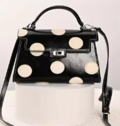 Alive With Style 'Minnie' Handbag/Shoulder Bag in White-Red-Black