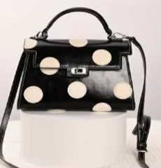 Alive With Style 'Minnie' Handbag/Shoulder Bag in White-Red-Black