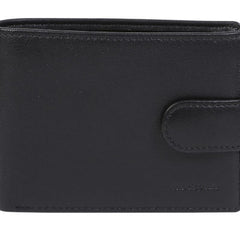 Alive With Style 'James' Leather Mens Wallet by Modapelle in Black