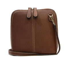 Alive With Style 'Bianca' Cross Body Bag by Sassy Duck in Chocolate-Pumpkin-Viole-Denim-Latte-Metallic-Olive-Black-White