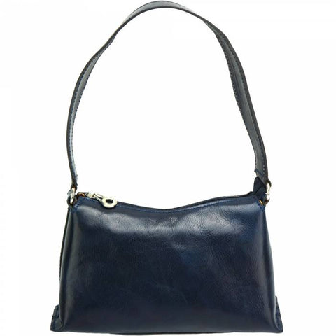 Alive With Style 'Priscilla' Italian Leather Shoulder Bag/Handbag in Red-Green-Navy-Black-Tan-Brown-Dark Brown