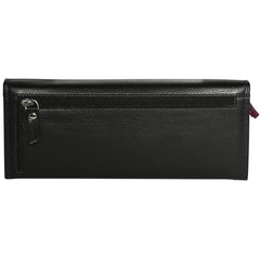 Alive With Style 'Mary' Leather Wallet by Modapelle in Black/Multi-Red/Multi-Purple/Multi-Cobalt/Multi